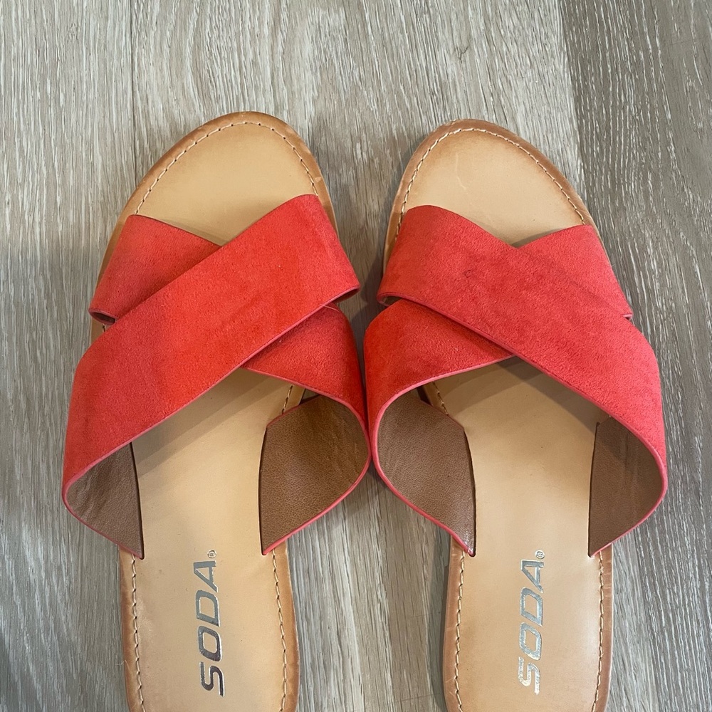 Red Sandals